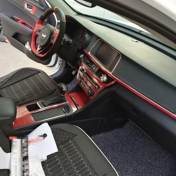 Pentru Kia Optima 2016-2019 Interior Panou de Control Central Mânerul Ușii 3D/5DCarbon Fibre Autocolante, Decalcomanii Auto styling Dotari