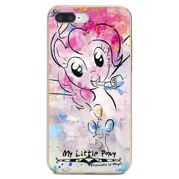 Pentru LG G2 G3 G4 Mini G5 G6 G7 Q6 Q7 Q8 Q9 V10, V20 V30 Putere 2 X 3 Spiritul Roz Pinkie Pie Unicorn Animale de companie Cal TPU Moale Capacul Telefonului