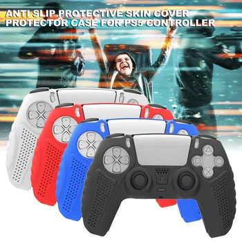 Pentru PS5 Silicon Caz Piele Capac de Protectie Joystick Degetul mare Stick Mânere Anti-Alunecare Capac Pentru PlayStation PS5 Controller Dualsense #