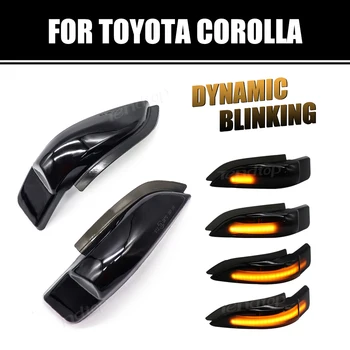 Pentru Toyota Corolla, Camry Prius Vios CHR Yaris Venza Avalon Altis Scroll Dinamic LED-uri Lampa de Semnalizare Oglinda Laterala Memento Lumina