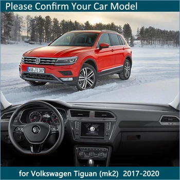 Pentru Volkswagen VW Tiguan MK2 2017 2018 2019 2020 Anti-UV tabloul de Bord Mat Pad Acoperire Interior parasolar bord Accesorii Auto