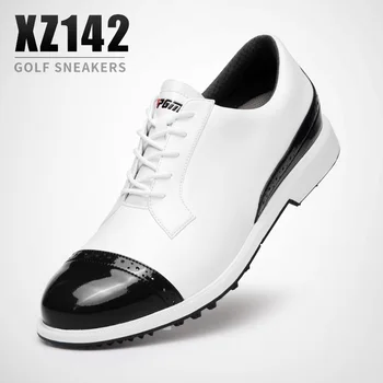 Pgm Pantofi De Golf Pentru Barbati Pantofi Super Din Piele Pantofi Sport Impermeabil Respirabil Anti Skid Pantofi Brogue Stil Adidasi 39-45
