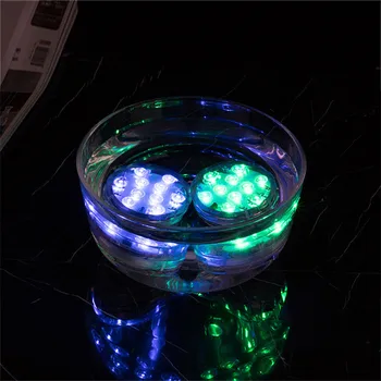 Piscină Lumini de Control de la Distanță De 10 Led-uri Lumini de Noapte cu Led-uri RGB Lumini Submersibile Lumina Baterii Piscină Accesorii