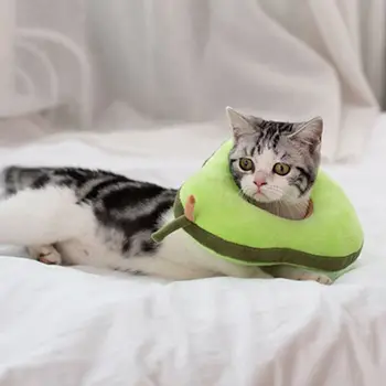 Pisica E-Guler Drăguț Avocado, Piersici Vindecarea Ranilor De Protecție Gât Con De Recuperare După O Intervenție Chirurgicală Gulere Elisabetană