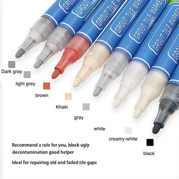 Placi De Frumusete Stil Creion Rezistent La Apa De Baie Și A Mucegaiului Mortar Markerul De Reparare Pen Baie Paint Cleaner Impermeabil 2021 Nou Cald