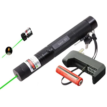 Puternic 5000m Verde Laser-Laser USB de Încărcare 303 Pointer Lumina 532nm 5mw de Mare Putere Aparatul Lazer laser Pen Ardere