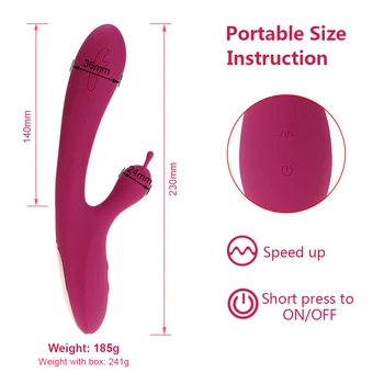 Puternic Rabbit Vibrator pentru Femei Clitorisul Stimularea Chargable Penis artificial Penis Vibrator Toy de sex Feminin pentru Cupluri de Adulți de sex Produs