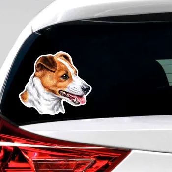 PVC-0166# Diverse Dimensiuni, Auto-adeziv Decal Jack Russell Câine Masina Autocolant Impermeabil Auto Decoruri pe Bara de protecție din Spate Fereastră