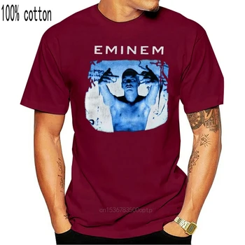 Rare Vintage 1999 Eminem Slim Shady Tur Nouă Retipărire Fierbinte Dimensiune Print T Shirt Om Cu Maneci Scurte T-Shirt Top Tee Plus Dimensiune