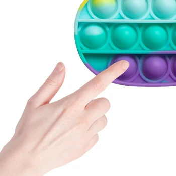 Rață Forma Amuzant Anti Stres Puzzle Stoarce Jucărie Reutilizabile Împinge Bubble Senzoriale Jucării pentru Formare Atenție Decompresie Jucarii