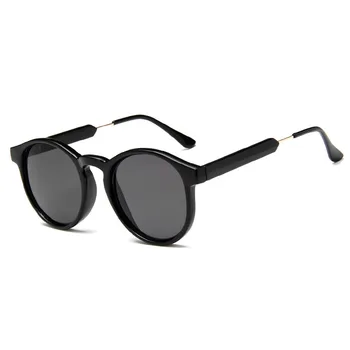 Retro Rotund ochelari de Soare Femei Barbati Brand Design Transparent de sex Feminin de ochelari de Soare Barbati Oculos De Sol Feminino Lunetă Soleil