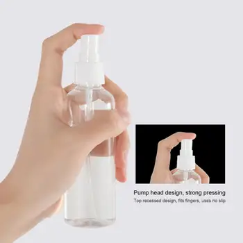 Reîncărcabile Sticle de Călătorie de Plastic Transparent Mist Pompa Atomizor Portabil Gol Spray Flacon de unică folosință Sticla Instrument de 30/50/100ml