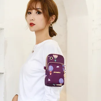 SHYAA Telefon Mobil Singură Geantă de Umăr de Moda coreeană Sport Braț Pungă de Agrement Singură Pantă Transversală Sac de Buzunar pentru Femei Sac de Panza