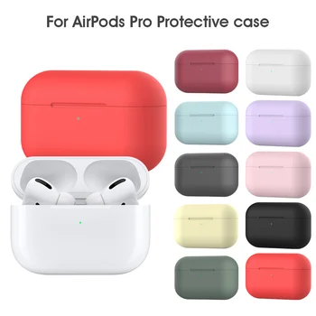 Silicon Casti Accesorii Pentru AirPods Pro Caz Tpu Funda Căști De Protecție Acoperă Pentru Apple Aer Păstăi Pro 3 PodsPro