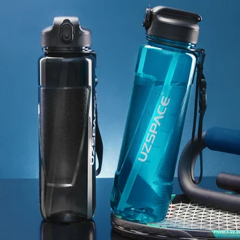 Sport Sticle de Apă cu Paie de Vara Noi cu capacitate Mare de Plastic Tritan Portabil Leakproof Sticla de Bautura BPA Gratuit de Călătorie în aer liber