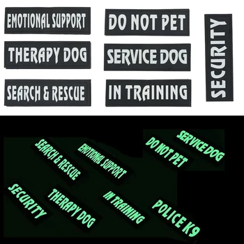 SPRIJIN EMOȚIONAL NU animale de COMPANIE INSIGNA Patch-uri pentru animale de COMPANIE CÂINE Ham cu Vesta de Companie Câine de Serviciu În Formare PATCH-uri de SECURITATE Câine de Terapie