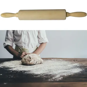 Sucitor din Lemn Clasic pentru Copt are Nevoie de Aluat Profesional cu Role Folosite de Brutari & Bucătari pentru Paste Cookie Aluat