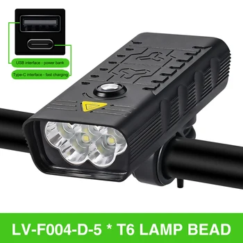 T6 Negru Faruri LED Biciclete 1200LM 3000LM 4 Moduri USB Reîncărcabilă lanterna Lanterna MTB Drum de Munte cu Bicicleta Față de Lumină