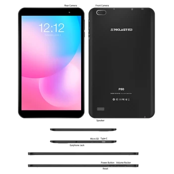 Teclast Tablete PC-P80 8 Inch comprimat Android de 10 4G Phablet Allwinner A133 WiFi Dual-band Bluetooth 5.0 2 GB LPDDR4 32GB eMMC Tabl