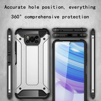 Telefon rezistent la socuri Caz Pentru Xiaomi POCO F1 POCO X2 POCO F2Pro POCO M2 Puternic Anti-Toamna Capac de Protecție Pentru POCO M3 POCO X3 NFC