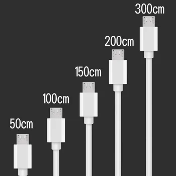 Tip C de Sârmă Cablu Micro USB de Încărcare Rapidă Cablu de 2m 3m USB C Quick Charge 3.0 Incarcator Cablu de Telefon pentru iPhone Samsung Huawei