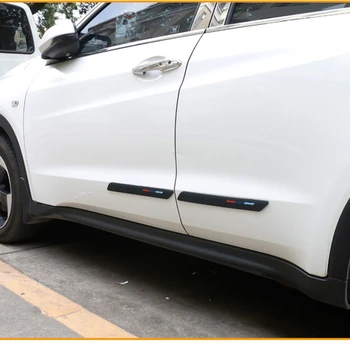 Universal Auto Fata Bara Spate Protector Colț De Paza Zero Autocolantului De Benzi De Cauciuc Negru Auto Bara De Protecție Adeziv Placa