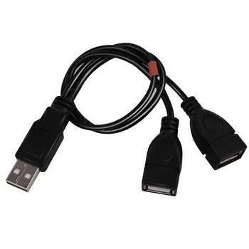 USB 2.0 de sex Masculin a Dual USB de sex Feminin de Date Hub USB Splitter Cablu de Încărcare USB Adaptor de Alimentare Cablu de Extensie pentru Laptop