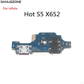 USB Port de Încărcare de Andocare Priza Conector Jack de Încărcare Bord Flex Cablu Pentru Infinix Hot S5 X652