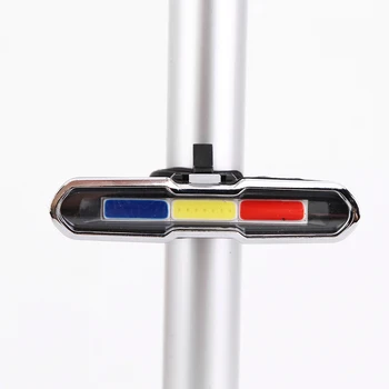 USB Reincarcabila Biciclete Lumina rezistent la apa 5 Moduri de Bicicleta Stop cu Funcție de Memorie Biciclete MTB Avertizează Lampa Accesorii pentru Biciclete