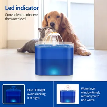 USB Reîncărcabilă animal de Companie Inteligent Automat care Circulă apa Potabila Filtru Dozator de Apa de alimentare Pentru Câini Pisici Produse pentru animale de Companie