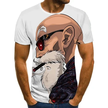 Vara Noi de Imprimare 3D Saiyan Funny T-shirt pentru Bărbați și Femei de Personalitate Anime pentru Copii T-shirt, cu mâneci Scurte Creative de Top