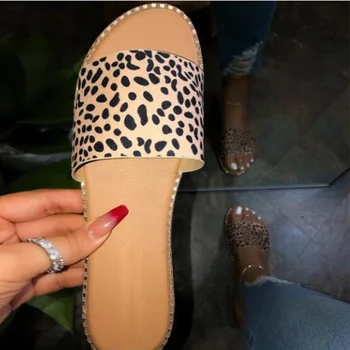 Vara pentru Femei Papuci Doamnelor Bling Cristal Diapozitive Femeie Casual în aer liber Pantofi de Plaja Femei Aluneca Pe Piele Pu Confort 2020 Nou