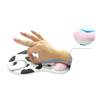 Vinde fierbinte se Ingroase Desene animate 3D Confortabil Încheietura mâinii Mouse Pad Optic / Trackball-ul Mat Soareci Pad Calculator Pentru Cs Go Gaming Mouse Pad