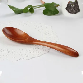 Vintage Mini Mic Linguri De Lemn Lingură Mică De Bambus Lingurite De Bucătărie, De Gătit Ustensilă Instrument Supa Lingura De Tacâmuri
