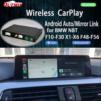 Wireless Apple CarPlay, Android Auto pentru BMW NBT F10 F20 F30 X1 X3 X4 X5 X6 F48 F25 F26 F15 MINI F56 Series1 2 3 4 5 6 7 Aer juca