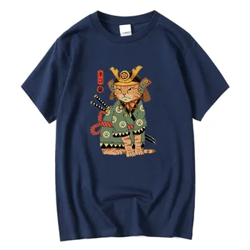 XIN YI Men ' s t-shirt Mare qualitybumbac Streetwear liber amuzant pisica oameni de imprimare tricou casual pierde o-neck t-shirt tee topuri