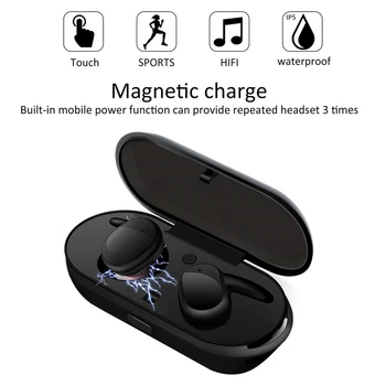 Y30 TWS Wireless Blutooth 5.0 Căști de Anulare a Zgomotului Căști HiFi Stereo 3D Muzică de Sunet În ureche Căști Pentru Android IOS