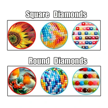 YI Luminoase 3D Diamond Pictura 