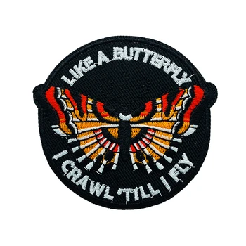 Îmi plac fluturii broderie patch-uri DIY Fier pe Haine Decupate Insigne Aplicatiile pentru Geaca de Blugi Decorare de Îmbrăcăminte de Îmbrăcăminte