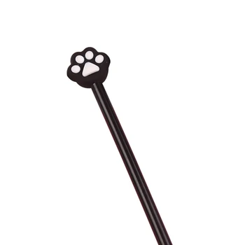 1 Buc 0,5 mm Kawaii Plastic Cerneală Creative Pix Gel de Desene animate Pisica cu gheare Neutru Pixuri Pentru Scoala de Scris, Rechizite de Birou Papetărie Pen
