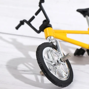 1 buc Copii Cadou Finger Bmx Biciclete Jucării Pentru Băieți Mini Bicicleta Cu Frana Coarda Aliaj Bmx Funcționale Munte Biciclete Jucarii Model