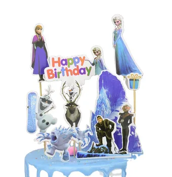 1 buc Disney Princess Tema Tort Cupcake Toppers Tort Copil de Dus Steagul Fetele Petrecere de Ziua Decor Anniversaire Tort Consumabile