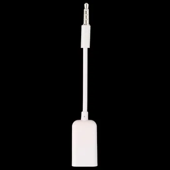 1 BUC Moda 3.5 mm de sex Masculin AUX Audio Mufa Jack USB cablu de extensie usb 2.0 Convertor Cablu de telecabina MP3 en-gros de Vânzare Fierbinte