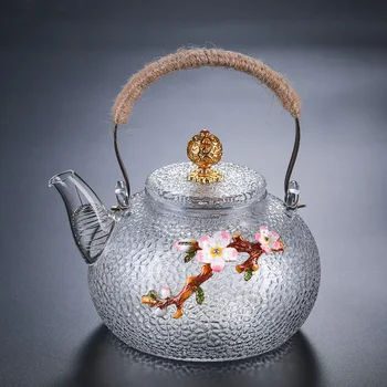 1 Buc rece de moda de design de moda de înaltă calitate acasă ceainic de sticlă 1210-01