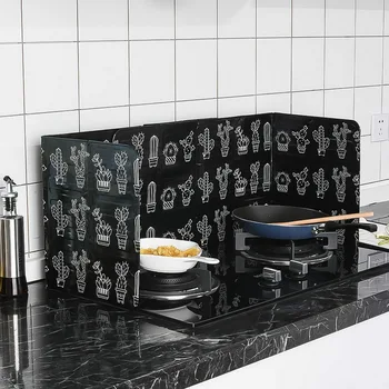 1 buc Ulei Bucătărie Stropi Ecrane Folie de Aluminiu Placă Aragaz Stropi Dovada Șicane Bucătărie Acasă Gătit Unelte de Gadget-uri