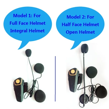 1000M BT-S2 Interfon Motocicleta compatibil Bluetooth rezistent la apa Casca Interfon Intercomunicador Cască FM MP3