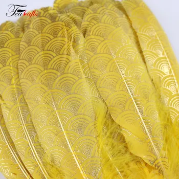 10buc 15-20Cm Model Pește de Aur Mare Pană de Gâscă Pentru a Face Bijuterii Decor de Carnaval Accesoriu Pene Pentru Meserii en-Gros
