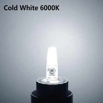 10buc LED G4 COB Lumina AC DC 12V 220V Cald/Alb Rece 360 Fascicul de Unghiul Candelabru Lumina Înlocui 20W Lampa cu Halogen 40W