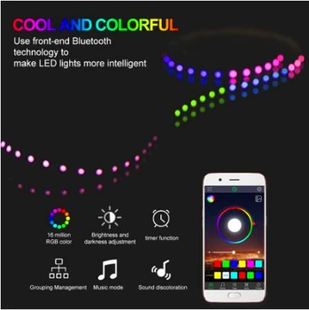 10buc/Lot Mini USB BT LED Dimmer pentru 5V 3528 5050 RGB LED Strip IOS Android APP Control Wireless Bluetooth USB Controler RGB