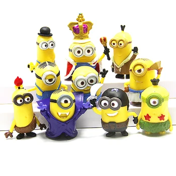 10buc/Set kawai Miniones Figurine Jucarii 3D Ochi Josnic Miniones Cifrele de Acțiune Clasic, Jucarii Cadouri de Craciun pentru Copii